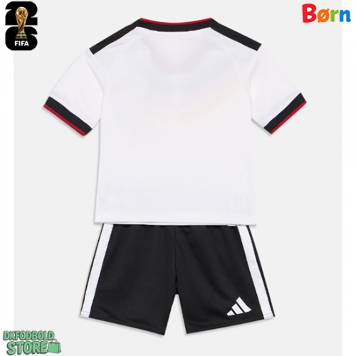 Tyskland Replika Babytøj Hjemmebanesæt Børn VM 2026 Kortærmet (+ Korte bukser)